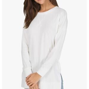 NWT Womens Spring Fall Long Sleeve Pullover Side Oversize Casual Loose Tunic Top
